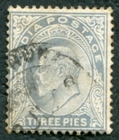 N°057-1902-INDE ANGL-EDOUARD VII-3P-GRIS