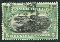 N°064-1916-CONGO BE-PORT DE MATADI-5C-VERT