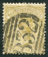 N°0061-1879-MAURICE-VICTORIA-25C-JAUNE/OLIVE