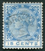 N°0085-1893-MAURICE-VICTORIA-15C-BLEU