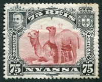 N°034-1901-NYASSA-FAUNE-DROMADAIRES-75R-CARMIN