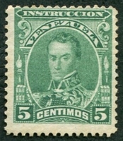 N°100-1904-VENEZUELA-BOLIVAR-5C-VERT