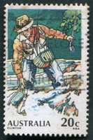 N°0684-1979-AUSTRALIE-PECHE A LA TRUITE-20C