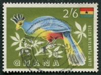 N°0051-1959-GHANA-OISEAU-TOURACO-2/6