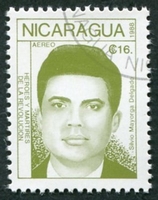 N°1247-1988-NICARAGUA-SILVIO MAYORGA DELGADO-16C-OLIVE