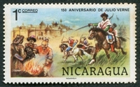 N°1104-1978-NICARAGUA-MICHEL STROGOFF-JULES VERNE-1C