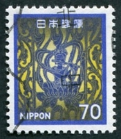 N°1355A-1981-JAPON-ORNEMENT TEMPLE DE HORYUJI-70Y