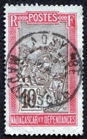 N°098-1908-MADAGASCAR-TRANSPORT FILANZANE-10C