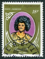 N°106-1976-POLYNESIE-ROI POMARE 1ER-18F