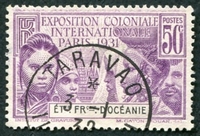 N°081-1931-OCEANIE-EXPO COLONIALE DE PARIS-50C-VIOLET