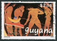 N°2151G-1989-GUYAREP-JO DE BARCELONE-JAVELOT-2D55