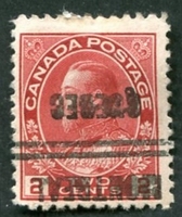 N°0094-1911-CANADA-GEORGE V-2C-ROUGE