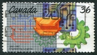 N°1001-1987-CANADA-100 ANS INSTITUT INGENIERIE-36C