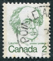 N°0509-1973-CANADA-SIR WIELFRIED LAURIER-2C-VERT