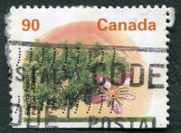 N°1421-1995-CANADA-ARBRES-PECHER ELBERTA-90C