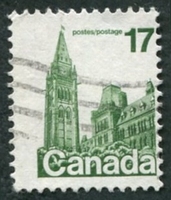 N°0694-1979-CANADA-EDIFICE DU PARLEMENT-17C-VERT