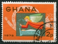 N°0536-1975-GHANA-ANGE MUSICIEN-COR-2P