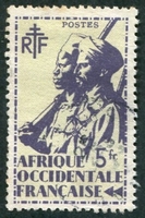 N°019-1945-AFRIQUE OCCID FR-TIRAILLEUR ET CAVALIER-5F