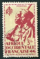 N°016-1945-AFRIQUE OCCID FR-TIRAILLEUR ET CAVALIER-3F