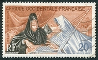 N°028-1958-AFRIQUE OCCID FR-JOUEUSES D'ARDIN-20F