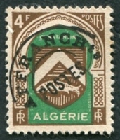 N°16-1947-ALGERIE FR-ARMOIRIES CONSTANTINE-4F