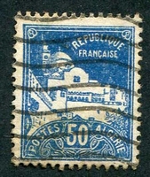 N°047-1926-ALGERIE FR-MOSQUEE DE LA PECHERIE-50C-BLEU