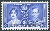 N°0064-1937-BECHUANA-COURONNEMENT GEORGE VI-3P-OUTREMER