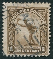 N°0065-1910-COSTAR-STATUE DE SANTAMARIA-1C-BRUN