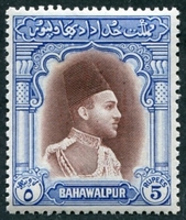 N°0024-1949-BAHAWA-EMIR DE BAHAWALPUR-5R-OUTREMER ET BRUN