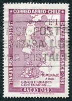 N°0248-1968-CHILI-CARTE PROVINCE DE CHILOE-1E-LILAS