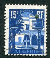 N°314-1954-ALGERIE FR-COUR MAURESQUE DU BARDO-15F