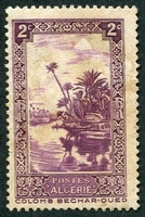 N°102-1936-ALGERIE FR-OUED COLOMB BECHAR-2C-LILAS