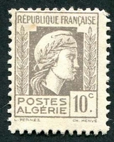 N°209-1944-ALGERIE FR-10C-GRIS