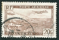 N°04-1946-ALGERIE FR-AVION AU DESSUS RADE ALGER-20F