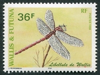 N°521-1998-WALLIS ET FUTUNA-INSECTE-LIBELLULE-36F