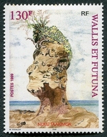 N°529-1999-WALLIS ET FUTUNA-ROCHE SCULPTEE-130F