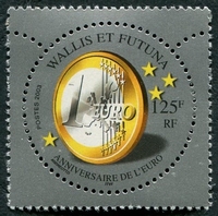 N°590-2003-WALLIS ET FUTUNA-ANNIV DE L'EURO-125F