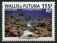 N°600-2003-WALLIS ET FUTUNA-PAYSAGES CORALLIENS-115F