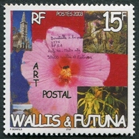 N°594-2003-WALLIS ET FUTUNA-DESSIN D'ENFANT-15F