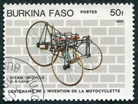 N°0653-1985-BURKINA-TRICYCLE-50F