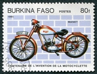 N°0655-1985-BURKINA-MOTO-MANET-80F