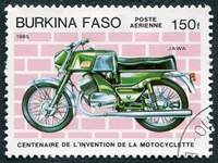 N°291-1985-BURKINA-MOTO-JAWA-150F