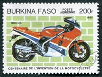 N°292-1985-BURKINA-MOTO-HONDA-200F