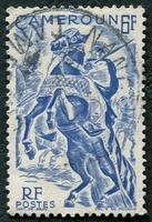 N°290-1946-CAMEROUN FR-CAVALIERS DU LAMIDO-6F-OUTREMER