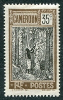 N°116-1925-CAMEROUN FR-RECOLTE DU CAOUTCHOUC-35C