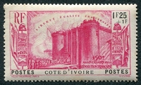 N°149-1939-COTIV FR-150E ANNIV DE LA REVOLUTION-1F25+1F-ROSE