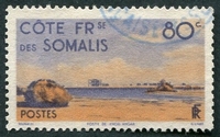 N°269-1947-COTE SOMALIS-POSTE DE KHOR ANGAR-80C