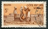 N°277-1947-COTE SOMALIS-VILLAGE-5F