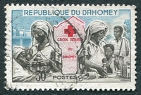 N°0178-1962-DAHOMEY-CROIX ROUGE NATIONALE-30F