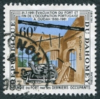 N°0173-1962-DAHOMEY-FORT D'OUIDAN-60F
